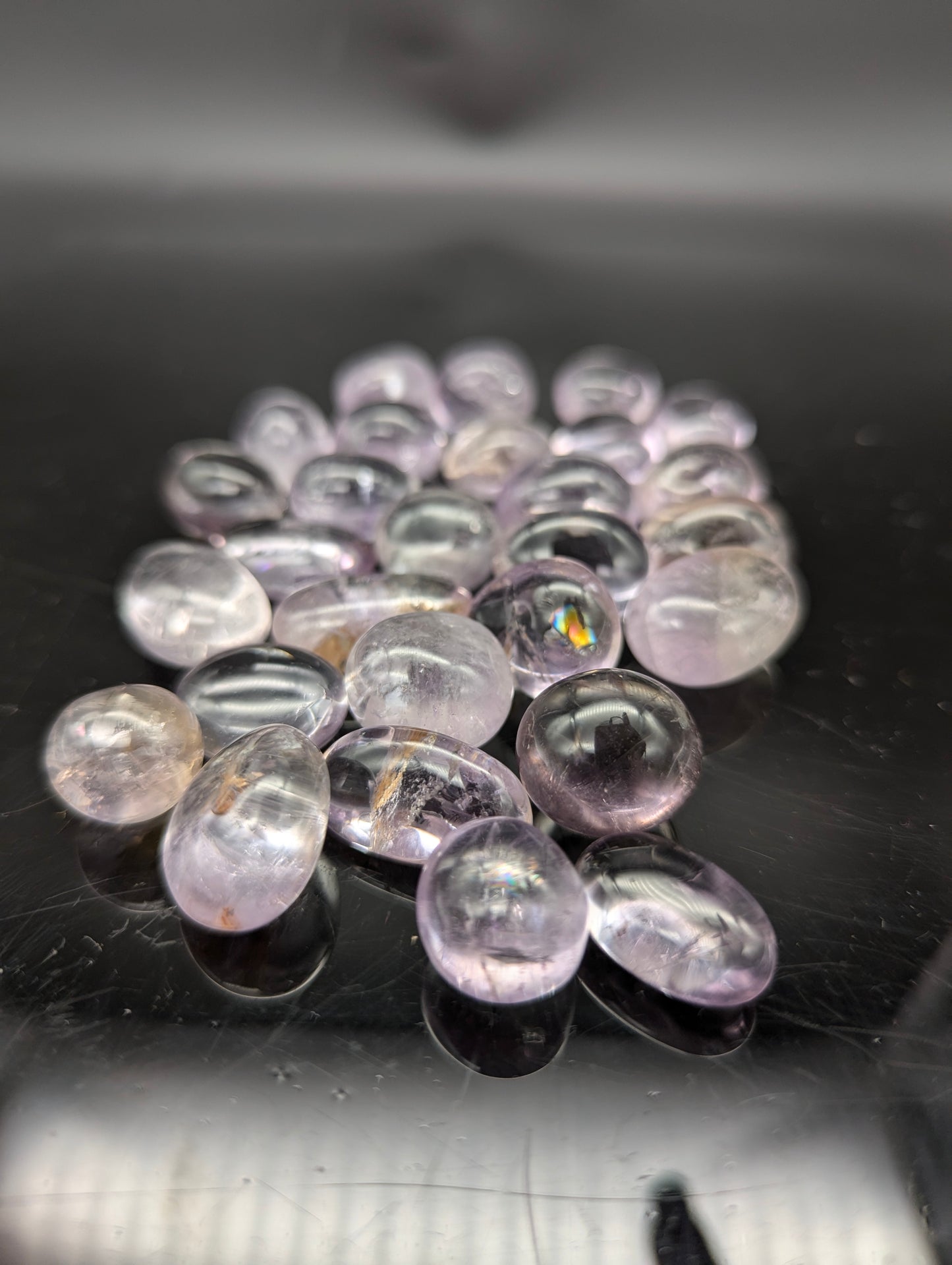 Amethyst tumble stones