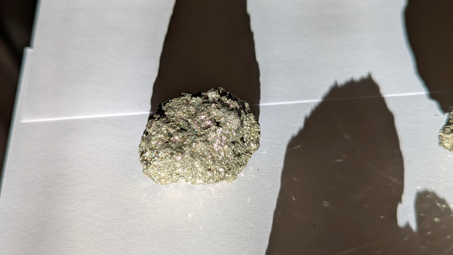 Pyrite Nugget with Quartz