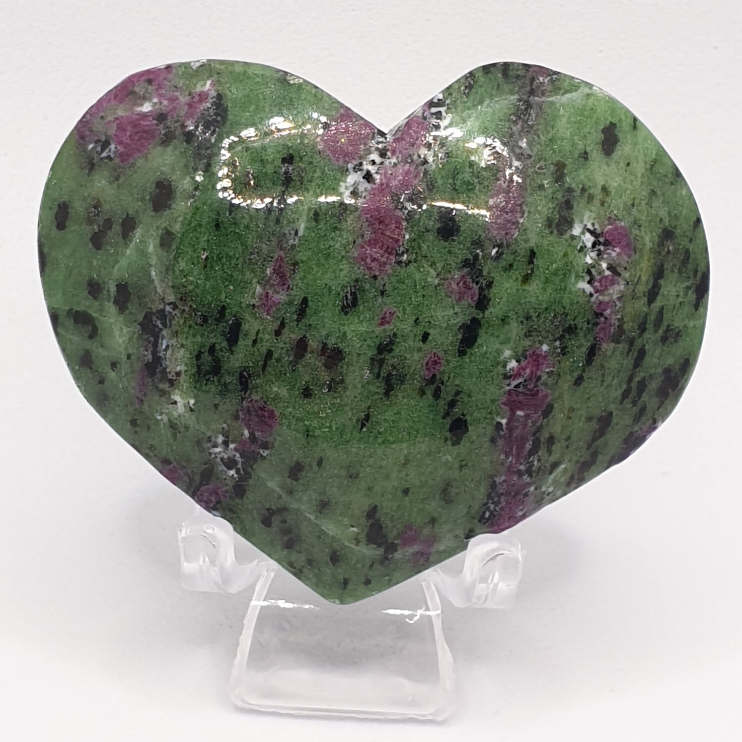 Ruby Zoisite Heart