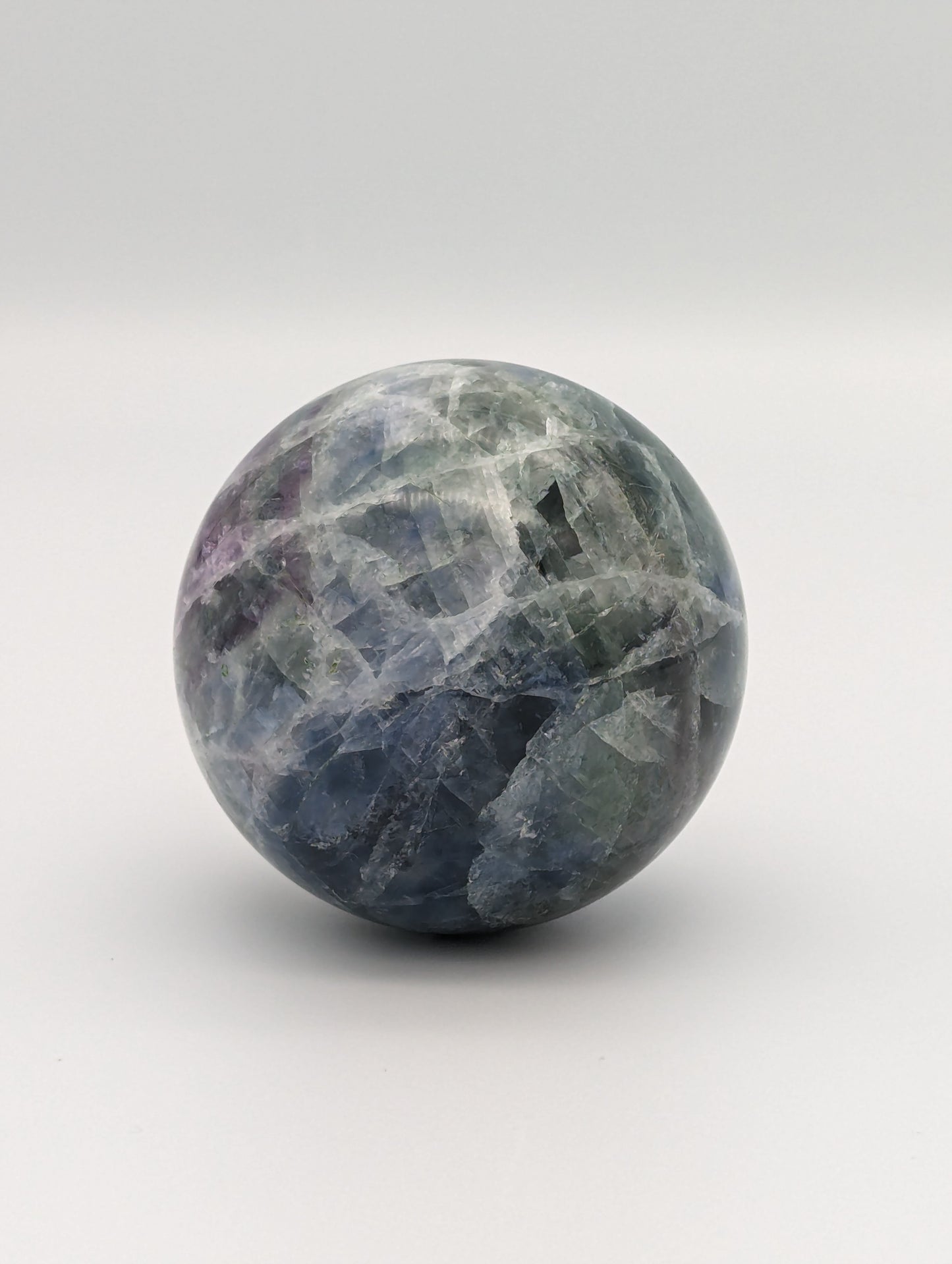 Rainbow Fluorite Orb