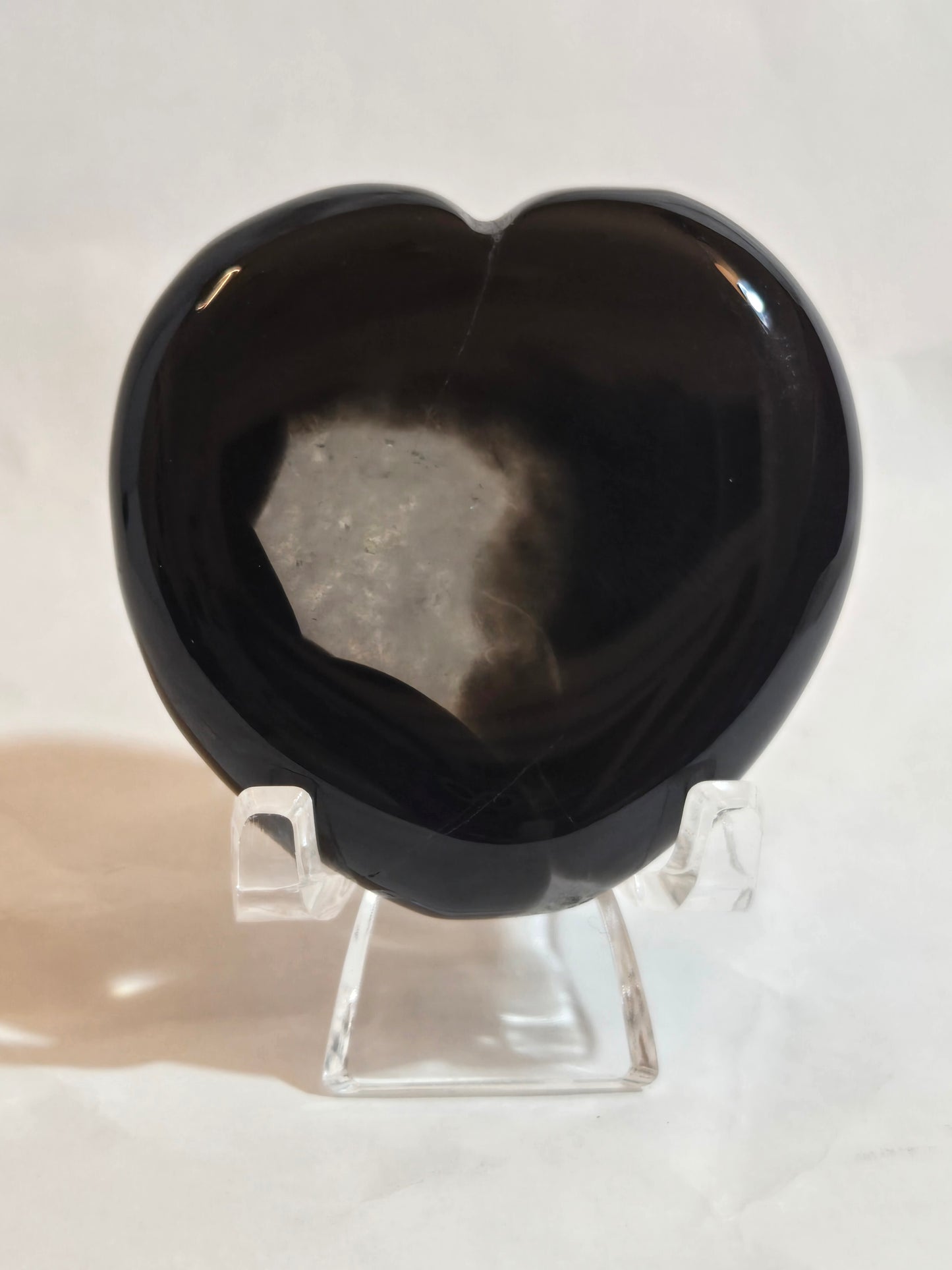 Black Agate Heart