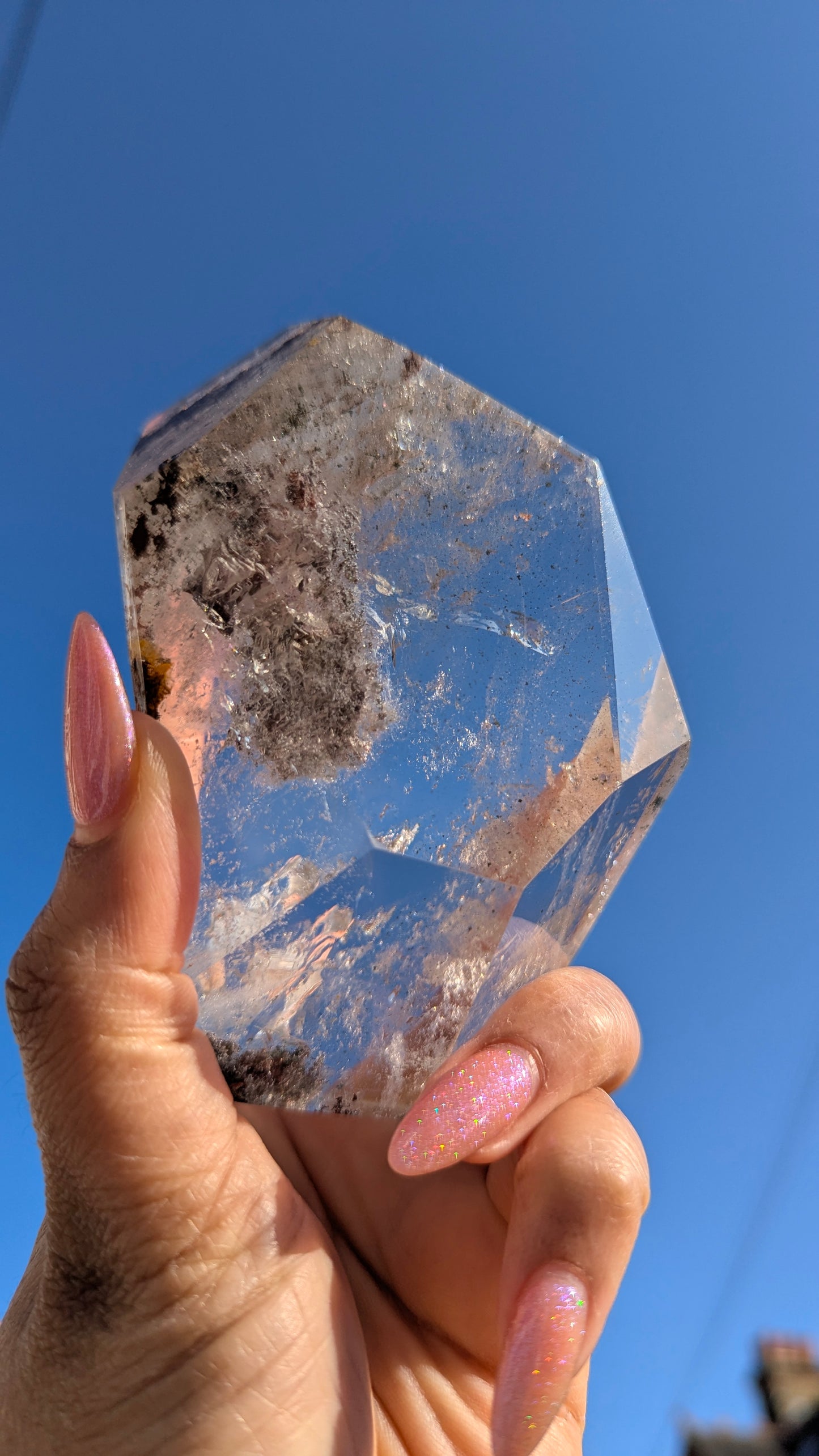 Faceted Garden Quartz