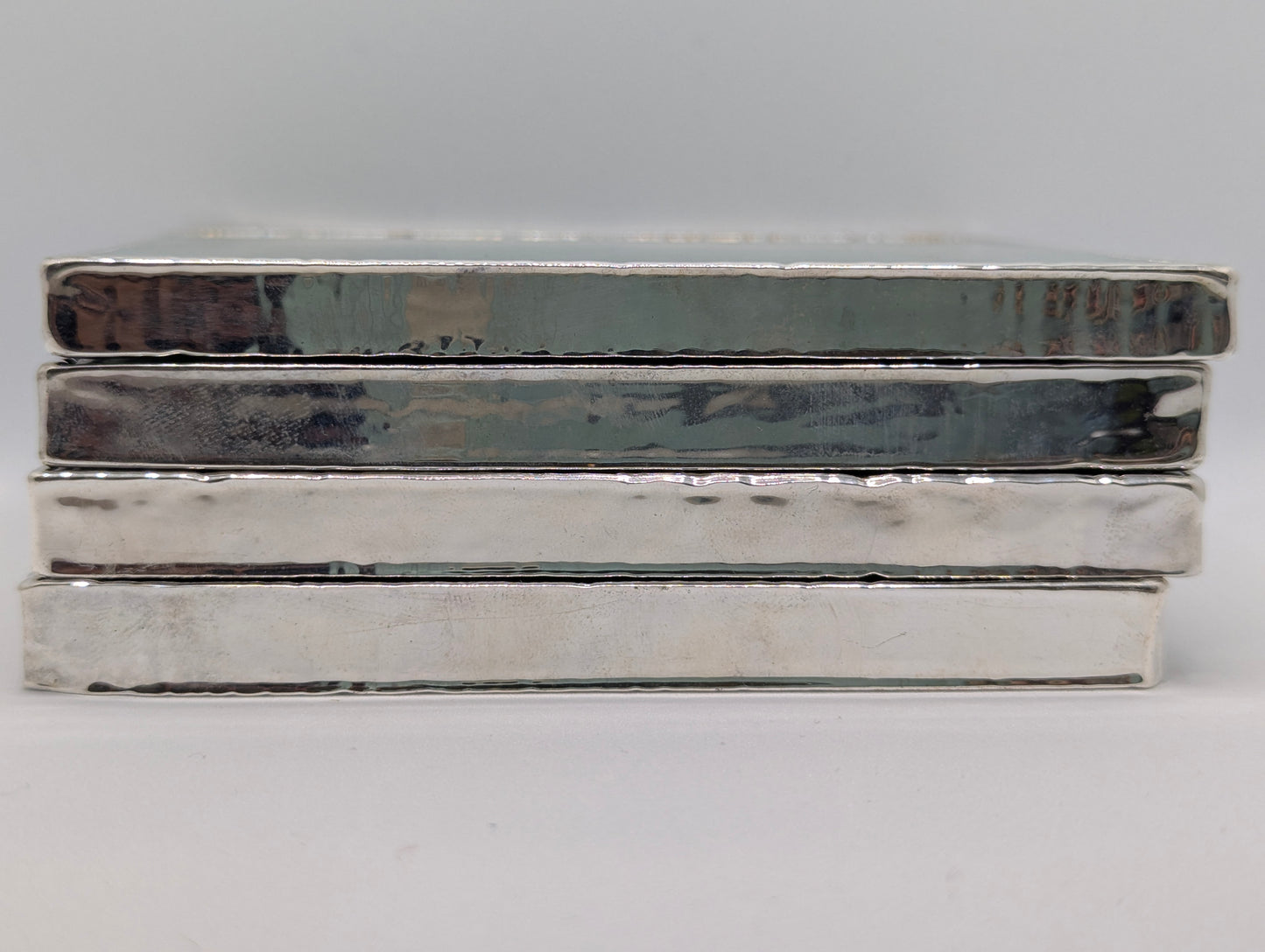 Aventurine and gold Coasters (set of 4)